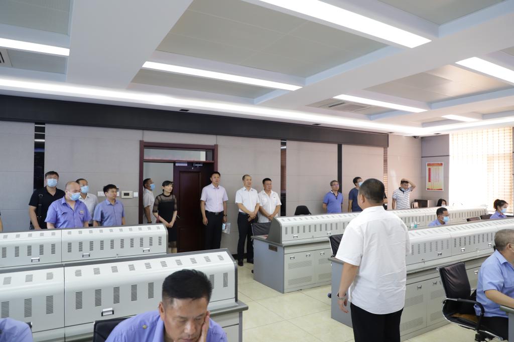 参观吉林电务段调度指挥中心