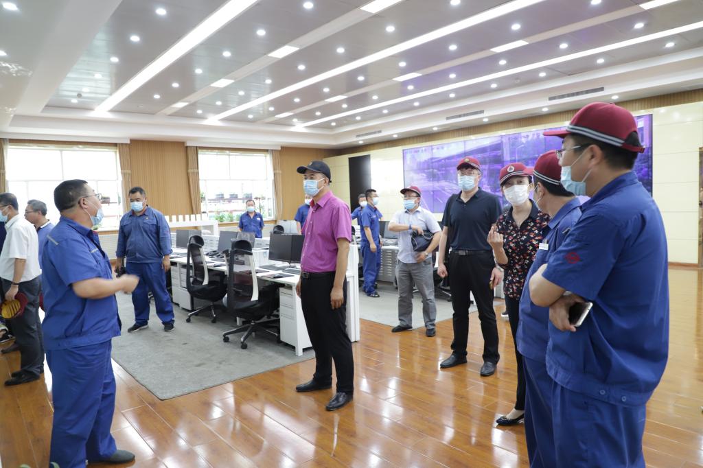 参观吉林车辆段调度室